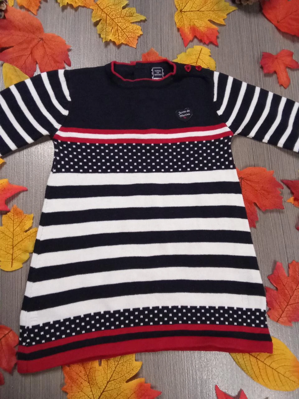 Vestido de mangas compridas Terre De Marins 12 meses – photo 3